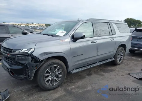 2021 Chevrolet Suburban 4Wd Z71 z USA, uszkodzony, nr VIN 1GNSKDKD7MR393174